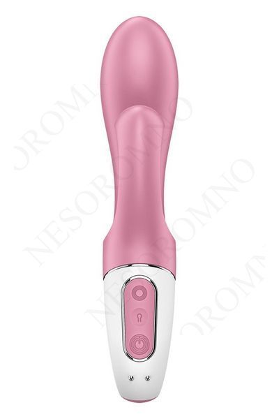 Вібратор кролик Satisfyer Air Pump Bunny 2 з технологією тиску повітря, рожевий ST4038575 фото