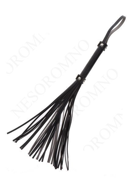 Плеть-флогер Taboom Large Whip чорна, 45 см TB17111 фото