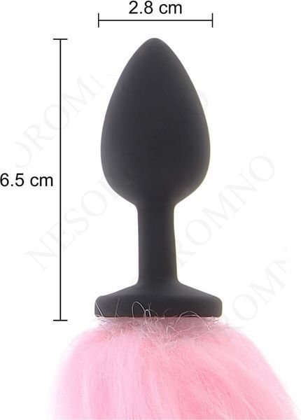Анальна пробка з хвостом та підсвічуванням Taboom Unicorn Tail & Buttplug LED TB17209 фото