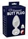 Анальна пробка з каменем You2Toys Jewel Buttplug, срібляста, Small 523046 фото 3