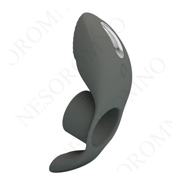 Ерекційне віброкільце PRETTY LOVE Master Ring, сіре, 11 х 4.5 см BI-210198-1 фото