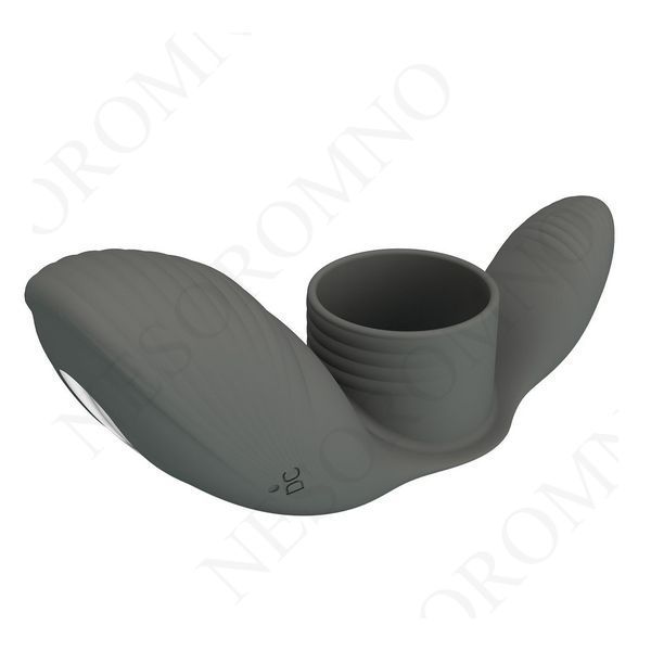 Ерекційне віброкільце PRETTY LOVE Master Ring, сіре, 11 х 4.5 см BI-210198-1 фото