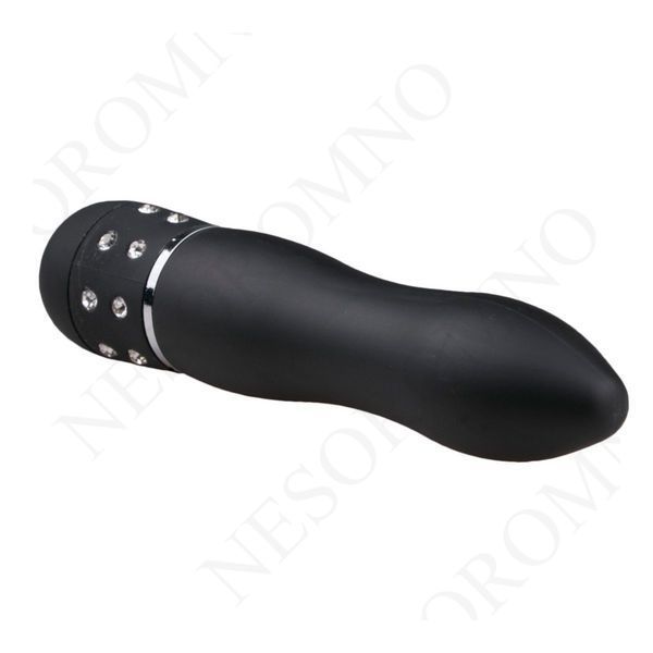 Вібратор Love Diamond Vibrator чорний, 11.4 см ET088BLK фото