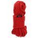 Бондажна мотузка Taboom Bondage Ropes, 10 м х 7 мм, червона TB17251-1 фото 4