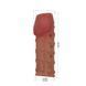 Насадка на пеніс Pretty Love рельєфна, з пухирцями, бежева, 19,8 &times; 2,8 см BI-026274 фото 8