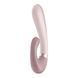 Подвійний смарт вібратор з функцією нагріву Satisfyer Heat Wave Connect App Mauve ніжно-рожевий T360378 фото 2