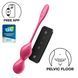 Вагінальні кульки з вібрацією Satisfyer Love Birds 2, що працюють від програми, рожеві ST102795 фото 1