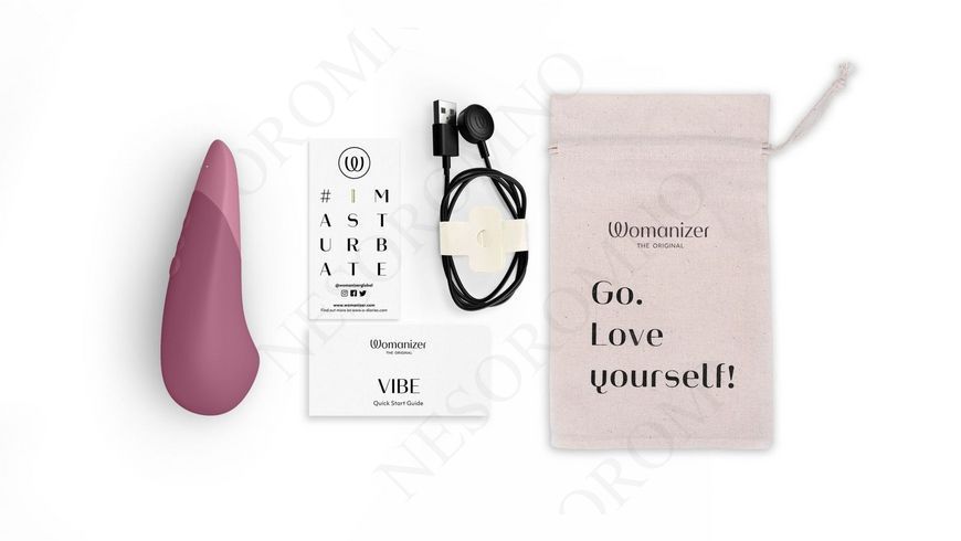 Вібратор універсальний безшумний Womanizer Vibe Dusky, рожевий 23780/WZFS1SG3 фото