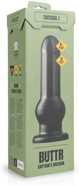 Велика анальна пробка BUTTR Tactical I Dildo 810408 фото