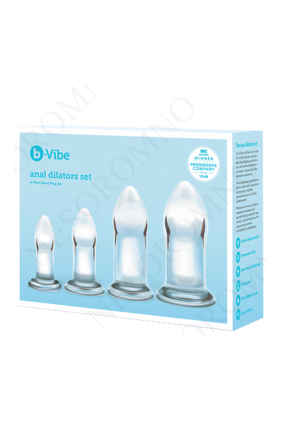Набір скляних анальних розширювачів b-Vibe ANAL DILATORS SET BV-037 фото