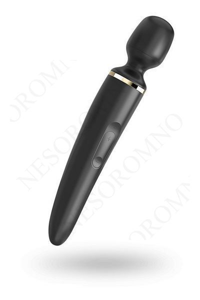 Вібромасажер-мікрофон Satisfyer Wand-er Woman, чорний T360097 фото