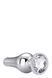 DT21823 анальна пробка конічної форми Dream Toys GLEAMING LOVE SILVER PLEASURE PLUG S  DT21823 фото 3