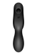 Подвійний вібратор із вакуумною стимуляцією SATISFYER CURVY TRINITY 2 чорний T360396 фото 3