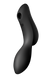 Подвійний вібратор із вакуумною стимуляцією SATISFYER CURVY TRINITY 2 чорний T360396 фото 1