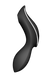 Подвійний вібратор із вакуумною стимуляцією SATISFYER CURVY TRINITY 2 чорний T360396 фото 2
