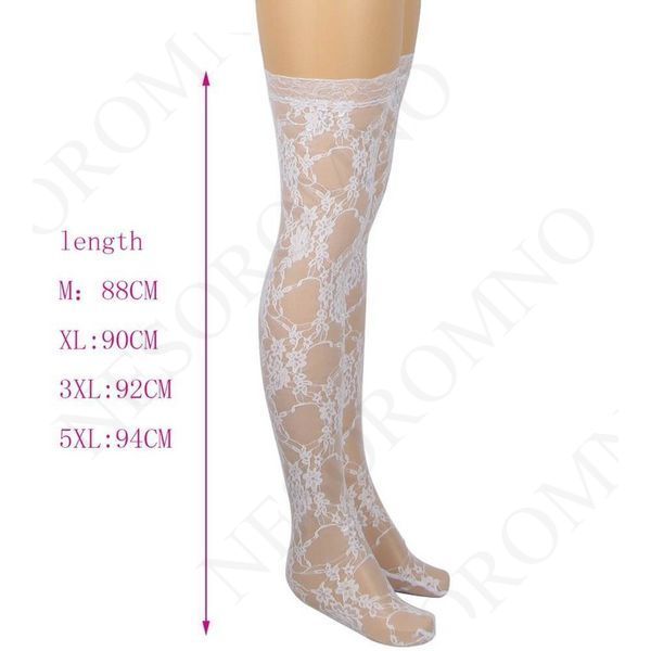 Комплект мереживний білий Star Night боді та високі панчохи, XS/S R81021-2/XS/S фото