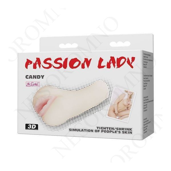 Мастурбатор вагіна BAILE Passion Lady Candy, реалістичний, 13,7 см 660116 фото
