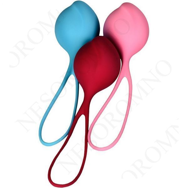 Набір одинарних вагінальних кульок Satisfyer Strengthening Balls різнокольорові T360069 фото