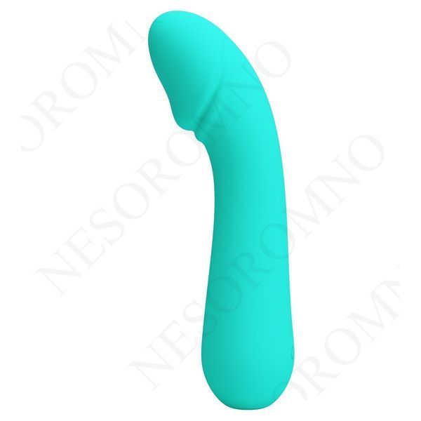 Вібратор для точки G Pretty Love Cetus 12 функцій, бірюзовий, 15 х 3.5 см BI-014723-4 фото