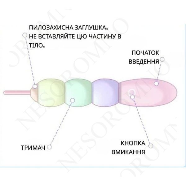 Вібратор конструктор BeYourLover Magic Candy, що трансформується з віброяйця в вібратор BYL1390353 фото