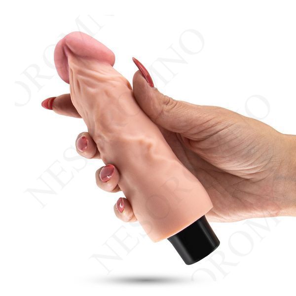 Вібратор реалістичний CRUSHIOUS Mr. Skin, 10 режимів, бежевий, 17,5 х 4 см EX20825 фото