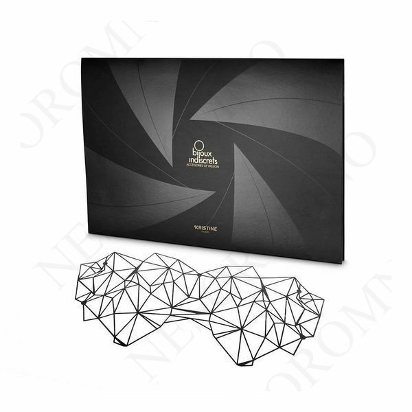 Вінілова маска на наклейках Bijoux Indiscrets B0190 фото