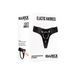 Трусики для страпона REALROCK Elastic Harness з кільцем, шкіряні, чорні, One Size (S-XL) 11744 /REA045 фото 2
