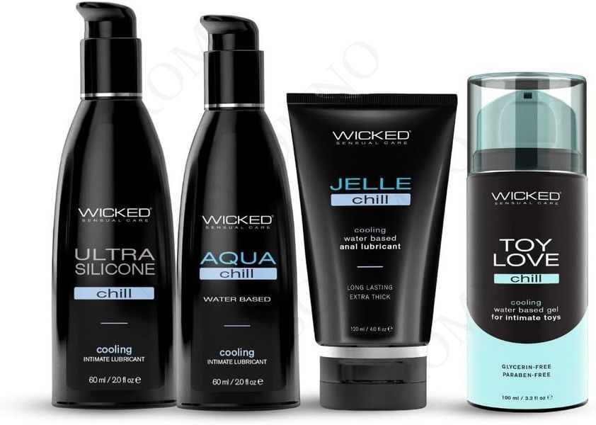 Анальний лубрикант з ефектом охолодження WICKED JELLE CHILL на водній основі, 120 мл T252029 фото