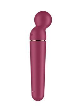 Мікрофон Satisfyer Planet Wand-er для масажу та точкової стимуляції ерогенних зон, бордовий T4046068 фото