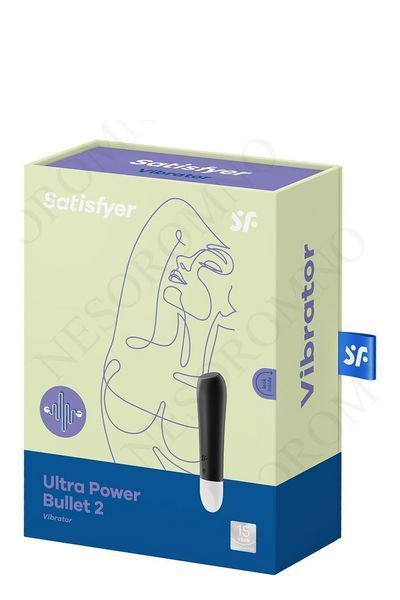 Віброкуля для цілеспрямованої стимуляції Satisfyer Ultra Power Bullet 2 Black T360171 фото