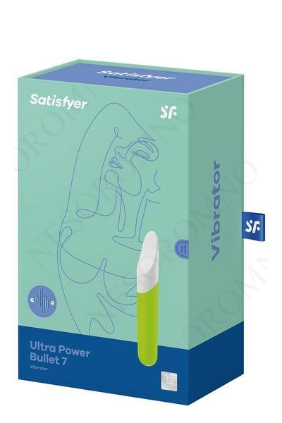 Віброкуля Satisfyer Ultra Power Bullet 7, салатовий T360196 фото