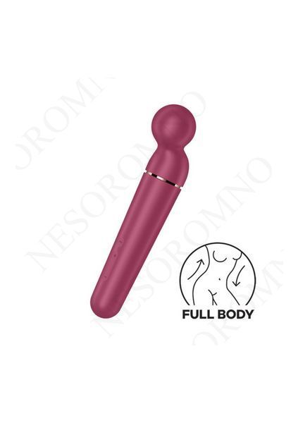 Мікрофон Satisfyer Planet Wand-er для масажу та точкової стимуляції ерогенних зон, бордовий T4046068 фото