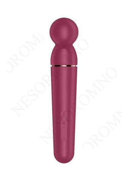 Мікрофон Satisfyer Planet Wand-er для масажу та точкової стимуляції ерогенних зон, бордовий T4046068 фото