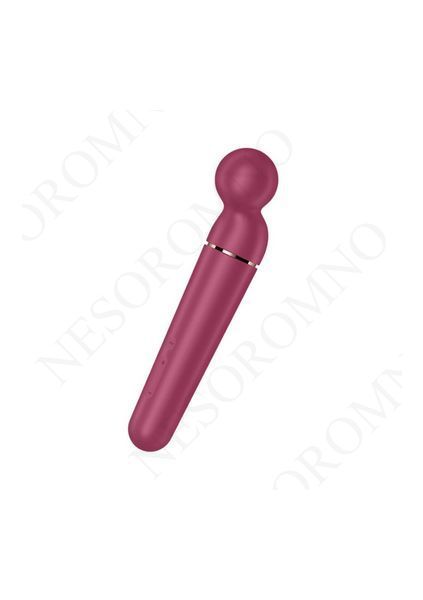 Мікрофон Satisfyer Planet Wand-er для масажу та точкової стимуляції ерогенних зон, бордовий T4046068 фото