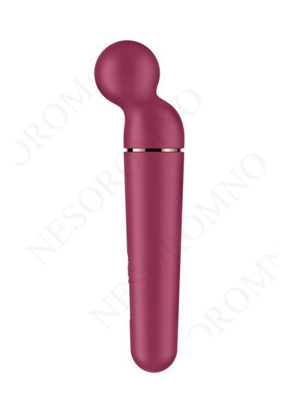 Мікрофон Satisfyer Planet Wand-er для масажу та точкової стимуляції ерогенних зон, бордовий T4046068 фото