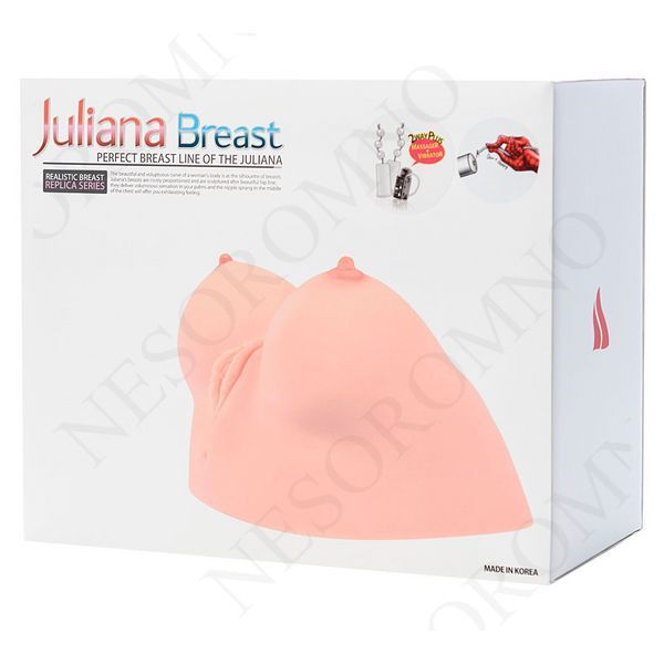 Мастурбатор у формі грудей Kokos Juliana Breast з вібрацією 82163 фото