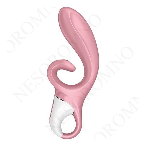 Вібратор-кролик Satisfyer Hug Me з підключенням до програми, рожевий EX21573 фото