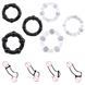 Набір ерекційних кілець NS Novelties Renegade Dyno Cock Rings, чорні, 3 шт NN101380 фото 5