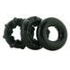 Набір ерекційних кілець NS Novelties Renegade Dyno Cock Rings, чорні, 3 шт NN101380 фото 3