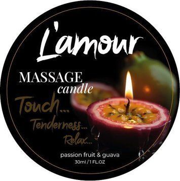 Масажна свічка L'amour Passionfruit & Guava з ароматом гуави та маракуї, 30 мл LM93457 фото
