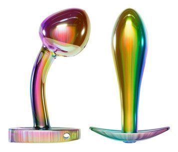 Набір металевих райдужних анальних пробок Anos Metal Butt Plug Set, 2 шт. 5560170000 фото