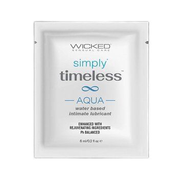 Пробник зволожуючого лубриканта Wicked Simply Timeless Aqua на водній основі, 6 мл pos246 фото