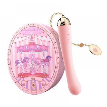 Вібратор для точки G з підключенням до телефону ZALO Momoko Strawberry Pink ZL00602 фото