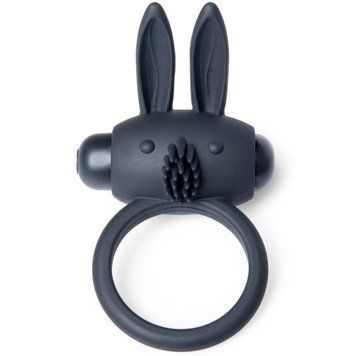 Вібро-ерекційне кільце у вигляді кролика Easy Toys Bunny Vibe чорне 14793/R003 фото