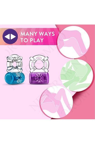 Ерекційне віброкільце PLAY WITH ME ONE NIGHT STAND VIBRATING C-RING PURPLE T331770 фото