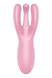 Гнучкий смарт-вібратор Satisfyer Threesome 4 Connect App рожевий T360392 фото 3