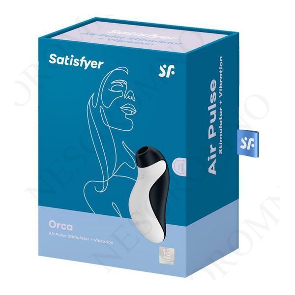 Вакуумний кліторальний стимулятор + вібрація Satisfyer Orca у вигляді пінгвіна T360533 фото