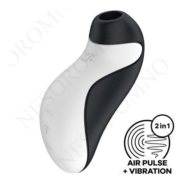 Вакуумний кліторальний стимулятор + вібрація Satisfyer Orca у вигляді пінгвіна T360533 фото