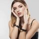 Наручники з екошкіри Bijoux Indiscrets Maze &ndash; Thin Handcuffs Black BJ0209 фото 1