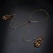 Затискачі для сосків UPKO Pulling Chain Nipple Clamps з ланцюжком-намиста, золотисті UP866020 фото 4